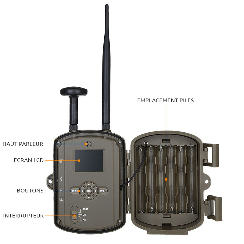 Caméra de chasse - TR-92G avec GPS - Moment chasse® - Moment chasse